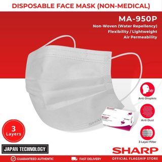 SHARP MA-950 Non-Medical FaceMask (50 pcs/box)