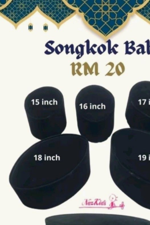 Songkok raya baby boy, Babies & Kids, Babies & Kids Fashion on Carousell