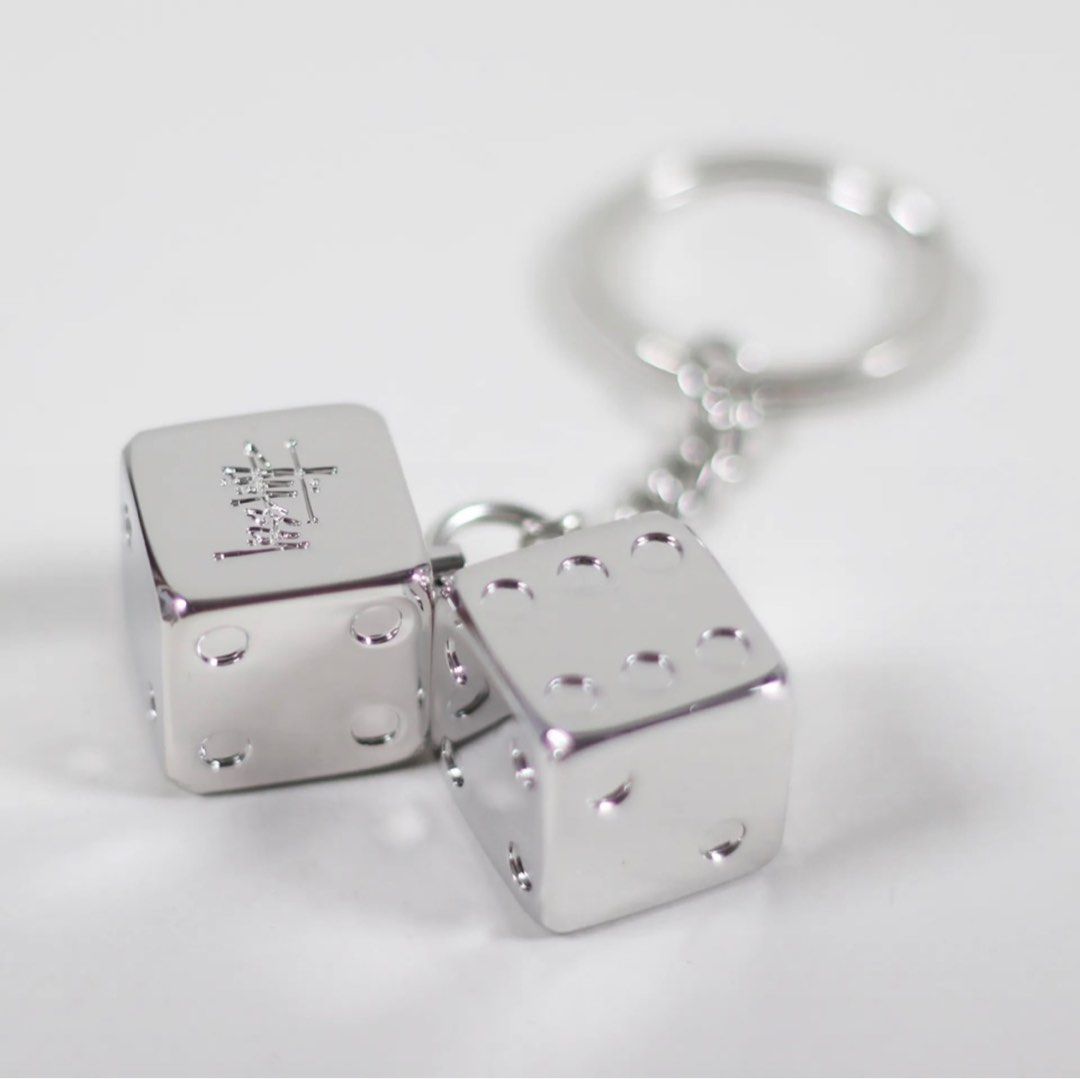 Stussy Metal Dice Keychain, Luxury, Accessories on Carousell