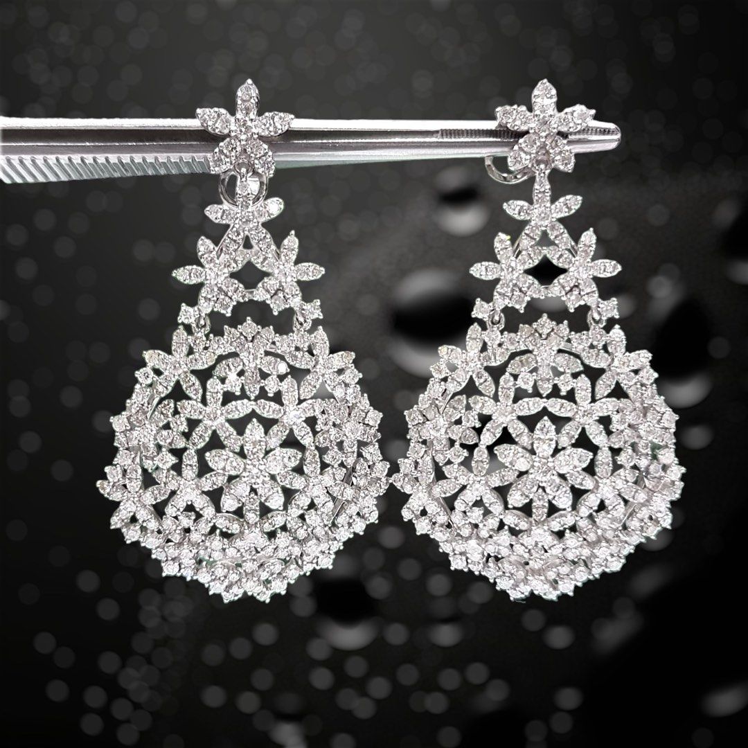Stunning diamond earrings new arrivals