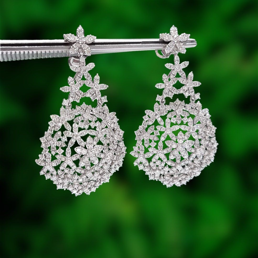 Stunning diamond earrings discount