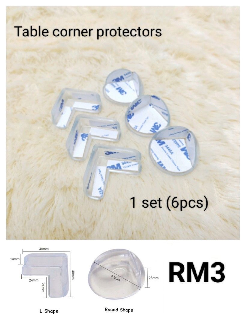 Table corner protectors, Babies & Kids, Baby Nursery & Kids Furniture ...