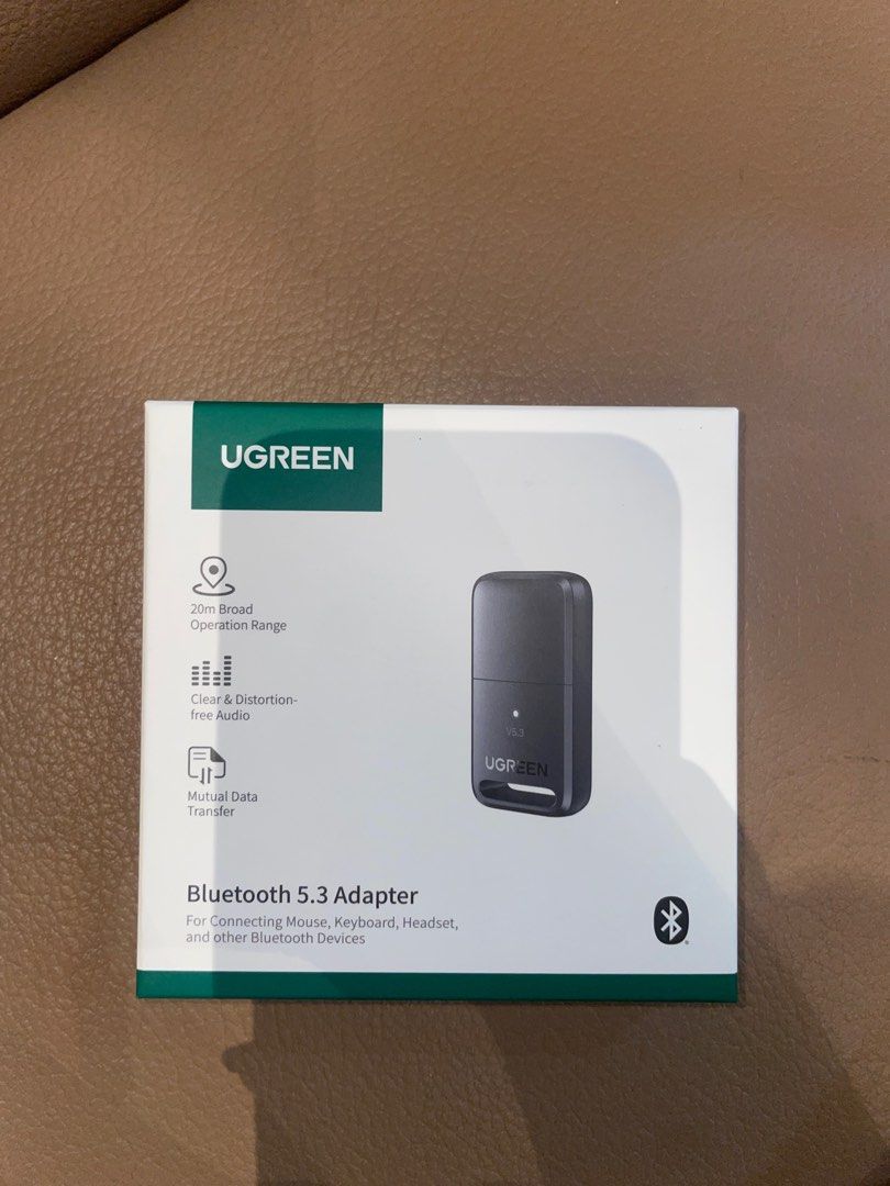 Ugreen Bluetooth 5.3 Adapter (Category: Cables & Adaptors) located in Antipolo. Submitted by eag16_ (Listing ID 1295288671, Image 2). Description: Brand New Sealed Retails PHP299.