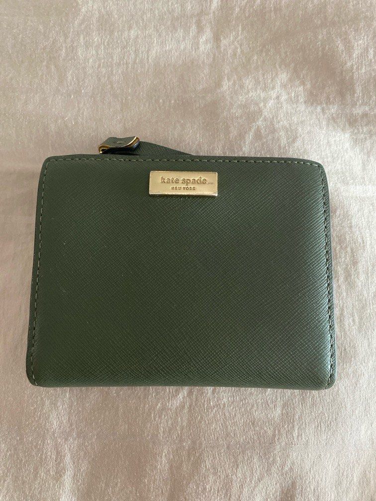 Used kate spade wallet olive green
