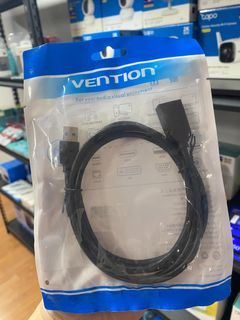 Vention 1.5 meters USB 3.0 Extension Cable Black - Vention VAS-A45-B150