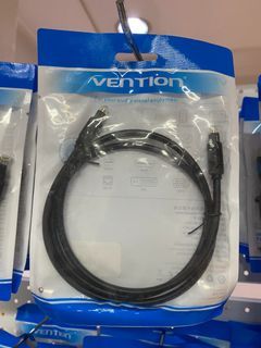 Vention 1 Meter Optical Fiber Audio Cable Black BAEBF