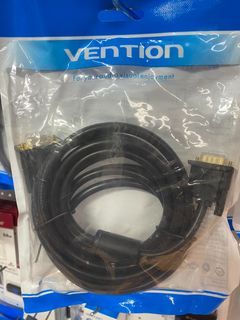 Vention 3 Meters VGA (3+6) Male to Male Cable with Ferrite Cores Black - Vention DAEBI