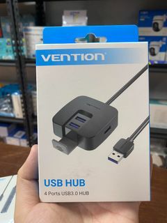 Vention 4-port USB 3.0 Hub to (USB 3.0 *4) 0.15M Black CHBBB | USB Hub