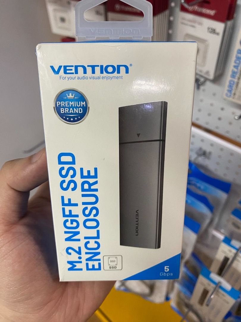 Vention M.2 NGFF SSD Enclosure KPEH0 (Category: Hard Disks & Thumbdrives) located in Pasig City. Submitted by technofuseofficial (Listing ID 1295222010, Image 1). Description: Vention M.2 NGFF SSD Enclosure KPEH0 Color: Gray Interface: USB 3.1 Gen 1 Disk Drive Interface: M.2 NGFF (B-Key/B&M Key) Disk Drive Parameters: 2230/2242/2260/2280 Transmission Rate: 5 Gbps Casing: Aluminum Alloy Plug and Play .