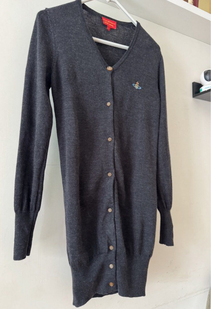 vivienne westwood red label wool cardigan