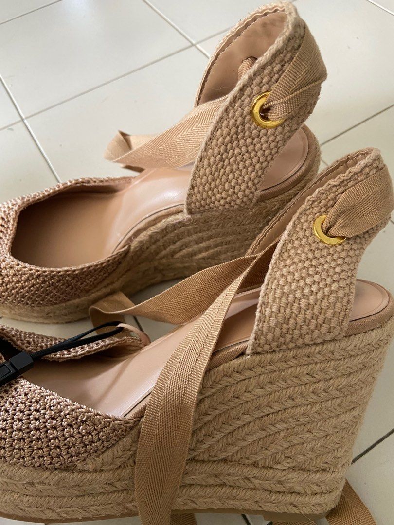 Zara espadrille wedges top