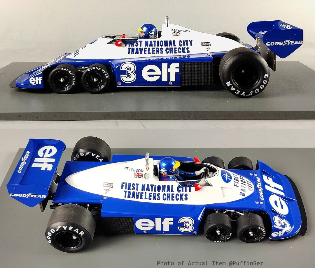 2x Brand New SPARK 1/18 Classic F1: Tyrrell P34 6-wheeler ...