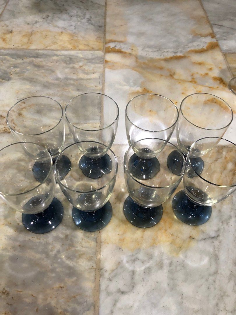 8pc Blue Water Goblet Glass (Category: Other Kitchenware & Tableware) located in Manila. Submitted by dlorne (Listing ID 1295416825, Image 2). Description: .