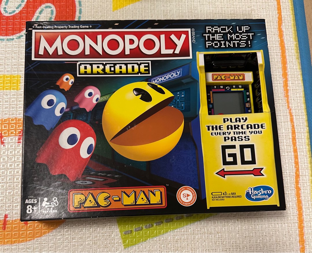 大富翁PAC Man Monopoly (99% new), 興趣及遊戲, 玩具& 遊戲類- Carousell