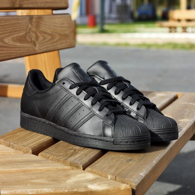 Adidas Superstar All Black EG4957 , , , - Carousell