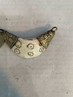 Antique shell pendant