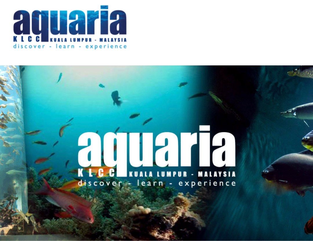 AQUARIA KLCC 2 Adults 26 April 2024, Tickets & Vouchers, Local