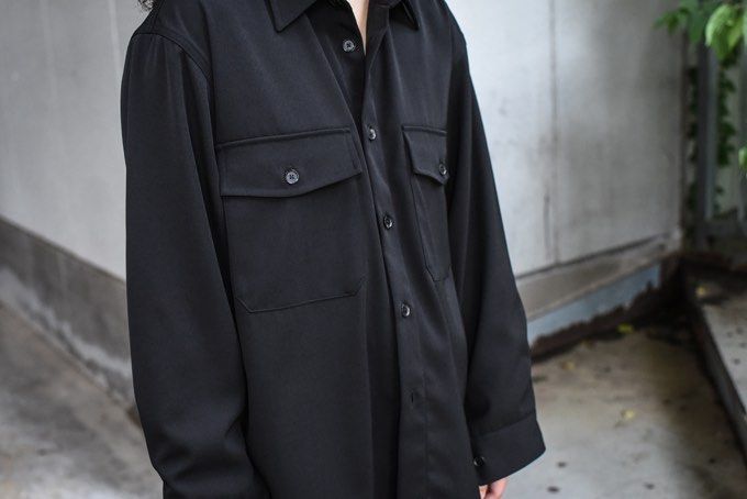 AURALEE WOOL MAX GABAGINE SHIRT - ジャケット・アウター