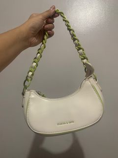AUTHENTIC Charles & Keith Alouette Curved Shoulder Bag