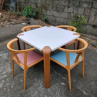 AVAILABLE - TENDO MOKKO Dining Table and Chairs Set