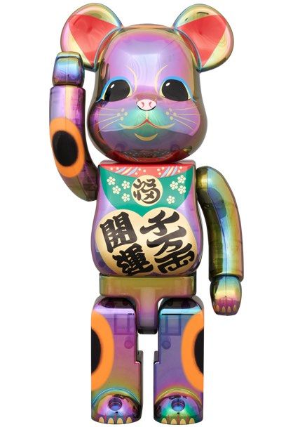 全高約280㎜BE@RBRICK 招き猫 ペコちゃん黒メッキ 100％ ＆ 400％ | www.homepersonalshopper.it