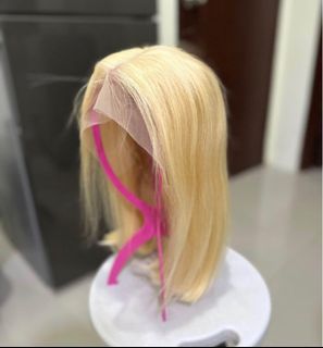 Blond Human Hair Wig 14” front lace