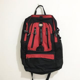 BOARDWALK Adventure Black and Red Heavy Duty Large Capacity Travel Backpack Traveler Bag [FIXED PRICE]