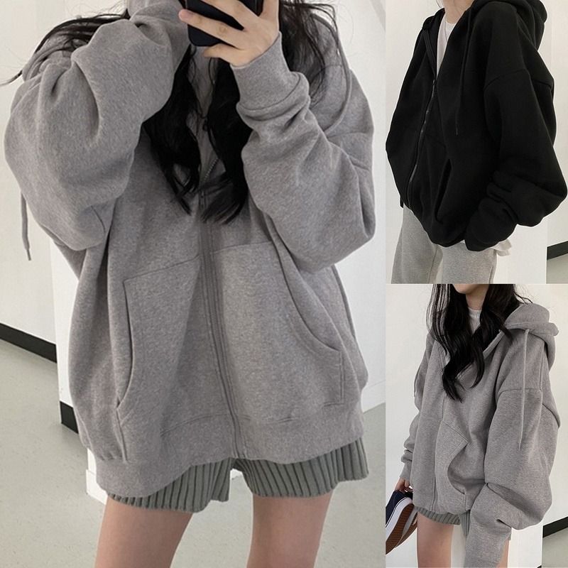 BRAND NEW IN STOCK Korean Designed and Made Female Aesthetic Harajuku Hoodie Sweatshirt