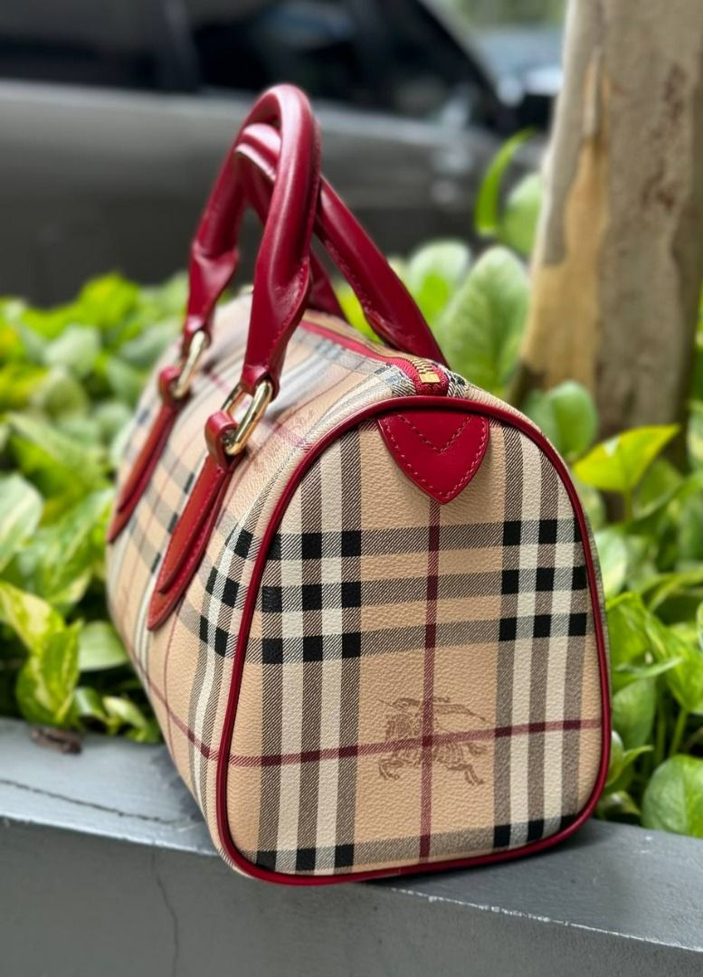 Burberry haymarket check bag shop