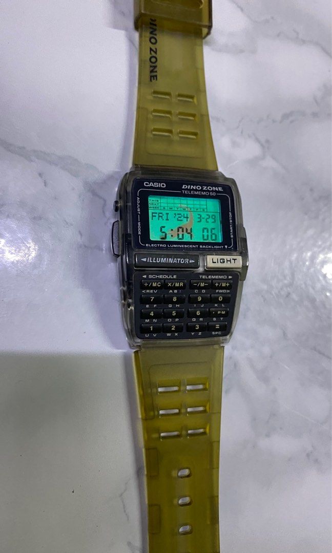 Casio Databank Dinozone DBC 63 RARE Men s Fashion Watches Accessories Watches on Carousell