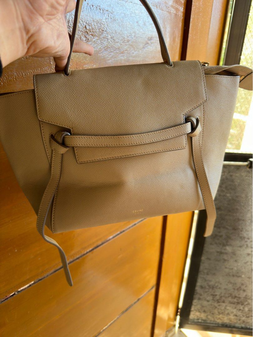 Celine Belt Bag Light Taupe Micro size Top Handle (Category: Luxury Bags & Wallets) located in Iloilo. Submitted by audrey12689633239 (Listing ID 1282957692, Image 1). Description: This item is selected from Japan Surplus..