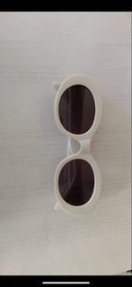 Celine white sunglasses