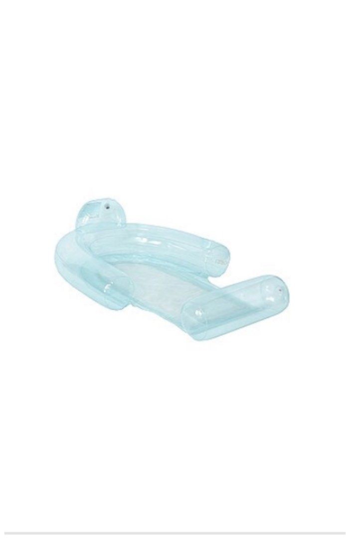 Clear Blue Float (Category: Water Sports) located in Singapore. Submitted by everything_must_go99 (Listing ID 1295433390, Image 1). Description: Full size float from FUNBOY. Inflated it once. Almost brand new. No defect, still in original packaging. Selling @ 50% off I have a pink one listed too. Details in the pictures. .