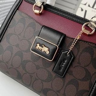 Last piece sale! Coach Grace Carryall with snake embossed leather handle and sling strap