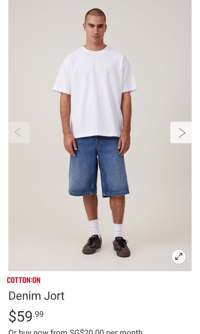 White shorts cotton on cheap