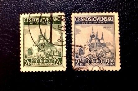 Czechoslovakia 1937 - Little Entente 2v. (used)
COMPLETE SERIES