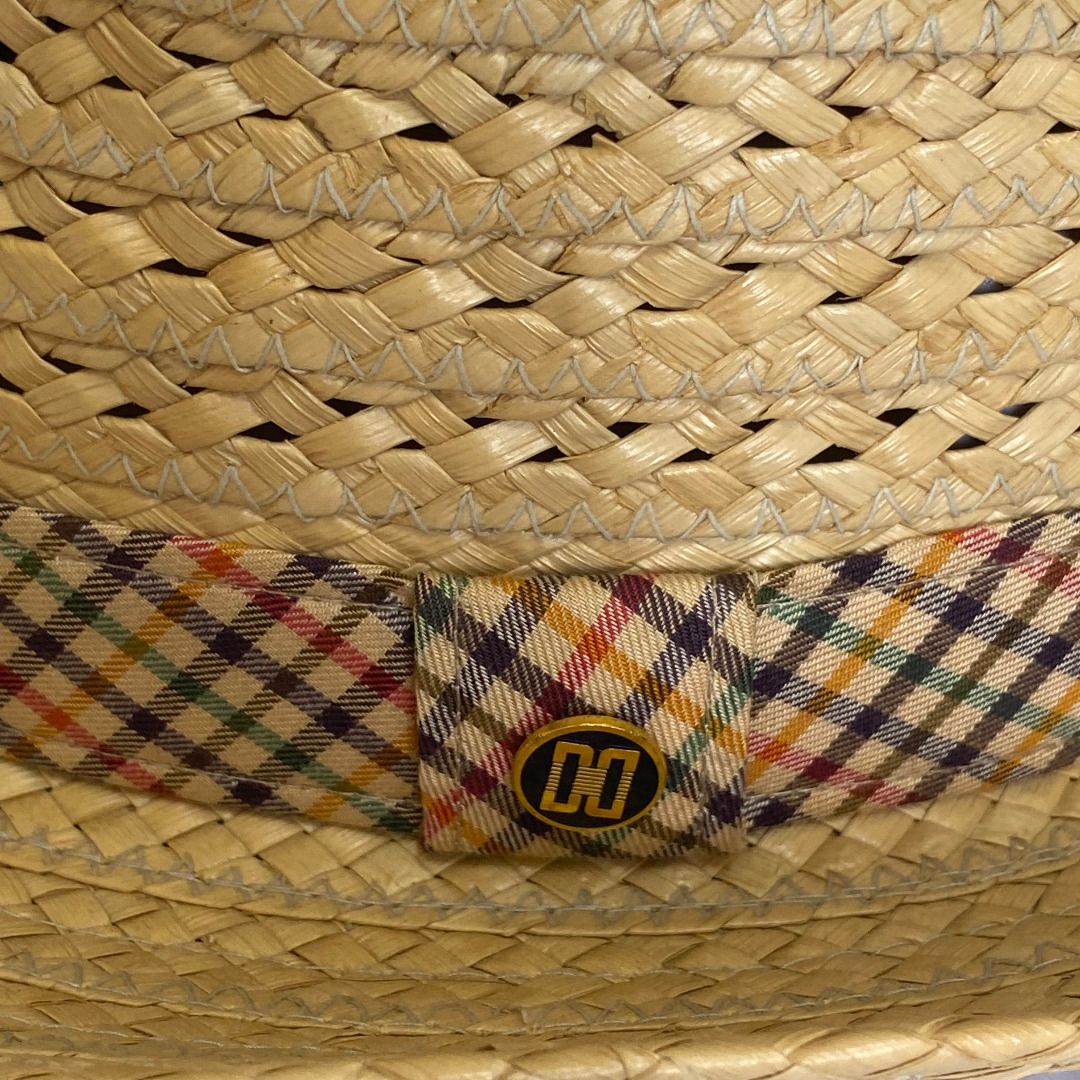 Daks London Vintage Check Abaca Fabric Bucket Hat, Men's Fashion ...