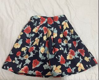 Floral Midi Cottagecore Fairycore Skirt