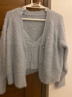 fluffy top & jacket