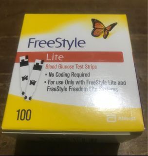 FreeStyle Lite glucose Test Strips/Test Meter and Lancets 4 sale