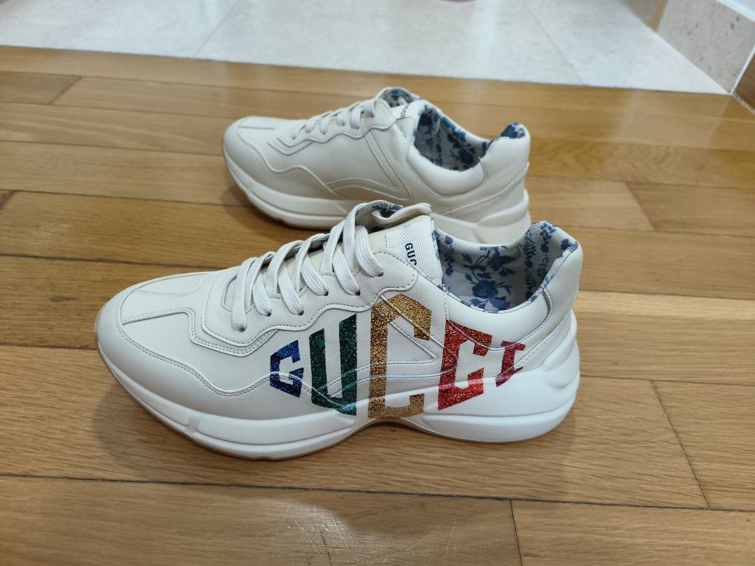 Gucci Rhyton glitter sneaker