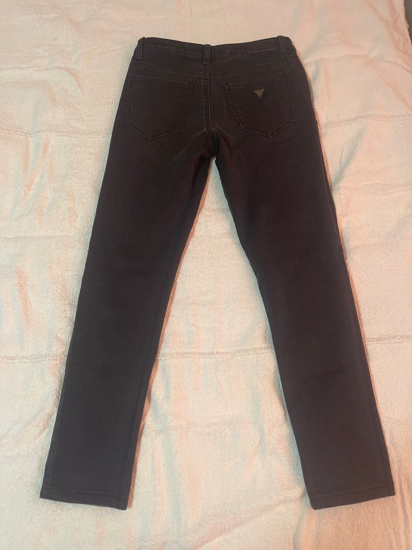 Guess power curvy mid black clearance