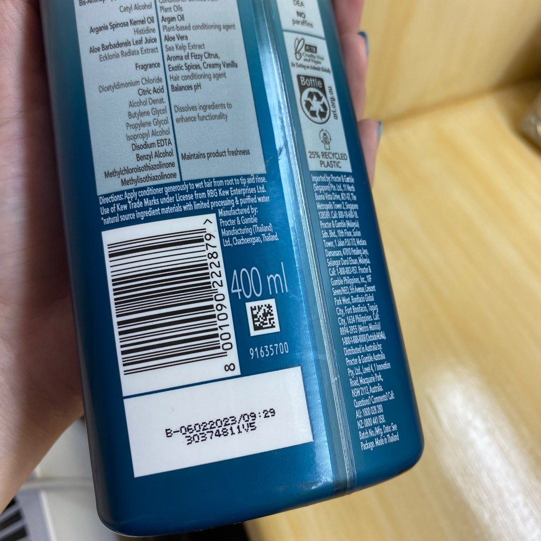 Herbal Essence Argan Oil Conditioner (Category: Hair) located in Manila. Submitted by luuuvlub (Listing ID 1295478209, Image 2). Description: .