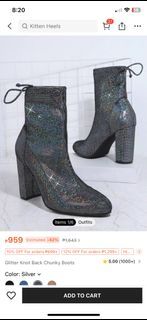 High heels boots for events