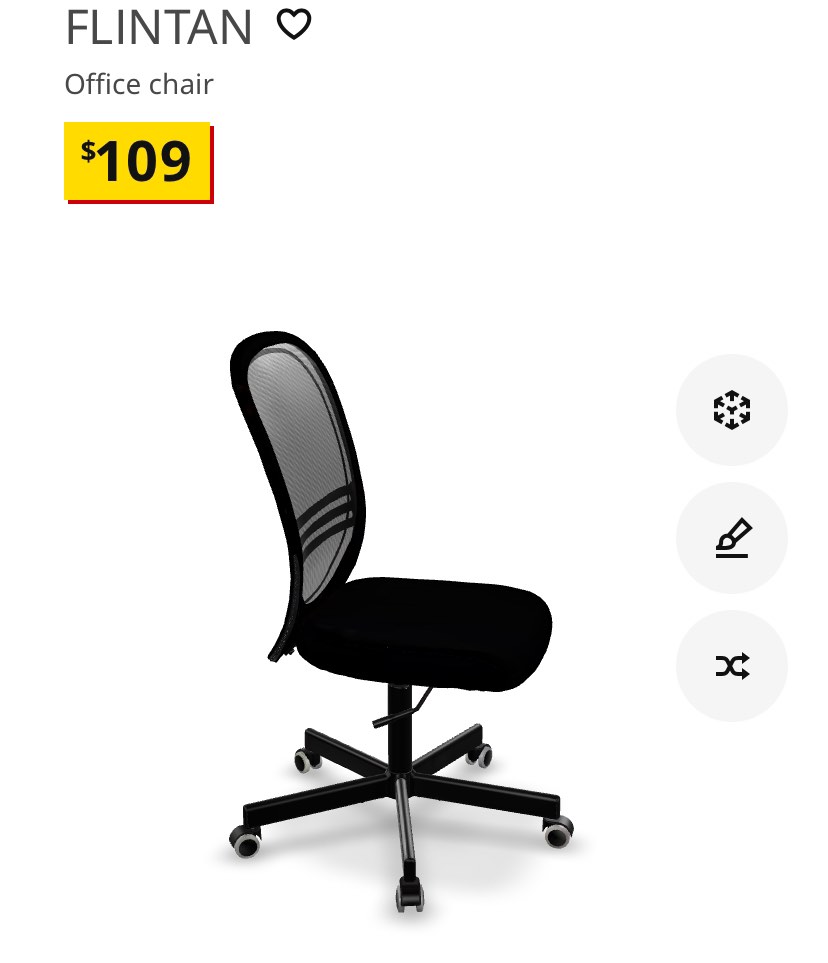 IKEA flintan office chair, Furniture Home Living, Furniture