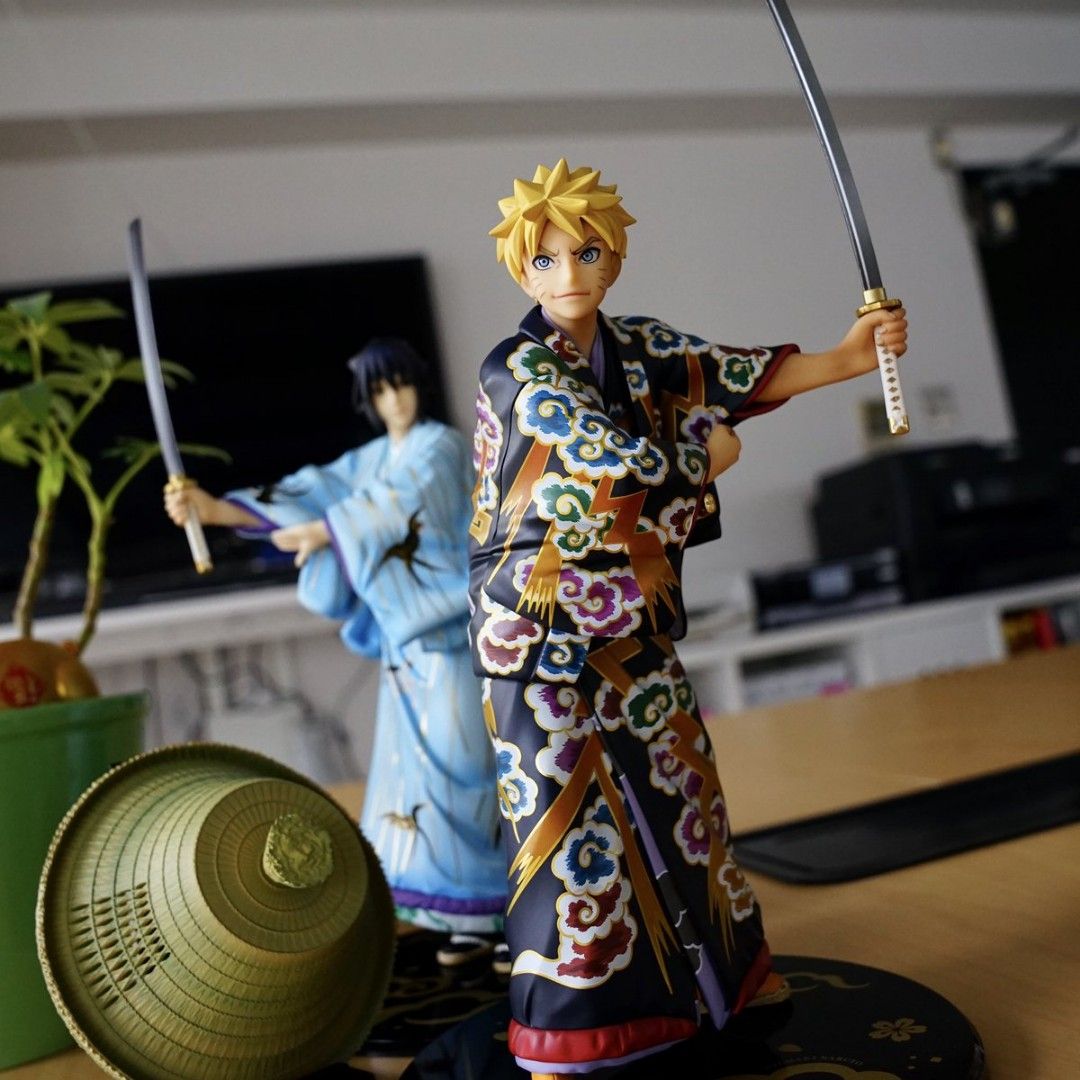 [In Stock] Megahouse G.E.M Series Uzumaki Naruto & Uchiha Sasuke Kabuki Set Bonus Version -anime figure (Category: Toy Figures) located in Singapore. Submitted by sombreee (Listing ID 1295360932, Image 3). Description: Limited Stock. 100% Authentic from studio. Limited Stock and price might vary, please act fast! Able to source for ANY statues/ figures out of the listings, including overdue POs. Displayed complete set, no defects, in stock in SG,