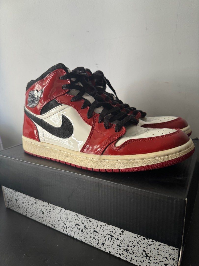 Patent leather jordan 1 chicago new arrivals