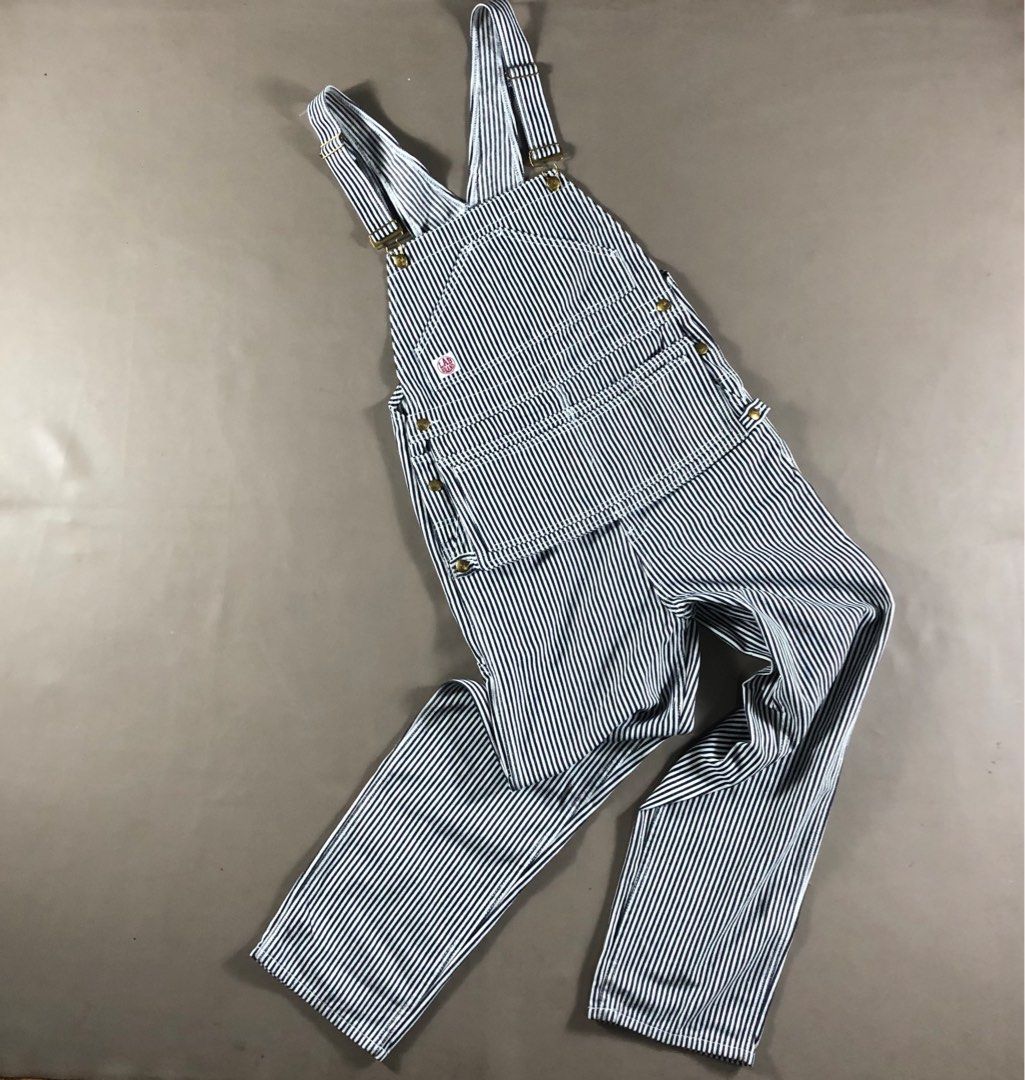 LAB BRAND - BIB OVERALL PINSTRIPE WORKWARE (Category: Sets & Coordinates) located in Manila. Submitted by revise.ph_ (Listing ID 1295517948, Image 1). Description: LAB BRAND - BIB OVERALL PINSTRIPE WORKWARE Made in Tagged Size :SMALL Dimension Waist:35.5 Length:44.5 19 Inseam: 30 Rise:15 Leg opening:9 No issue Price:2,500 Free shipping via JNT.