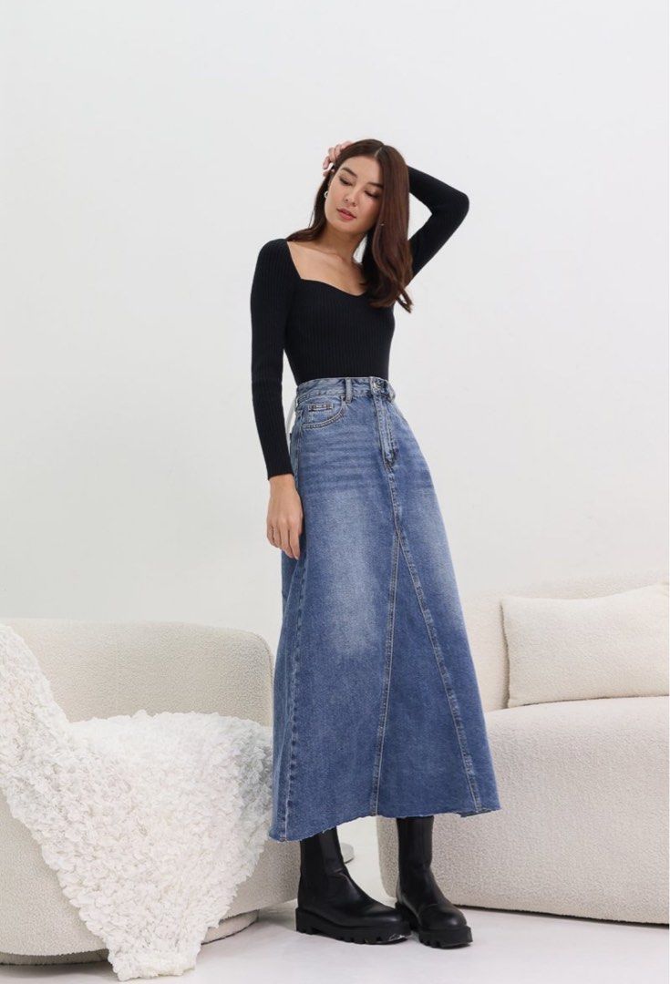 Aline petite maxi skirt clearance