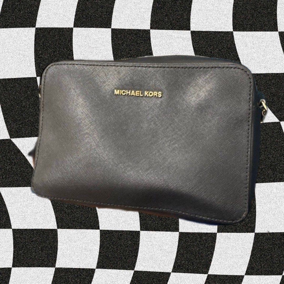 Mk leather crossbody bag store